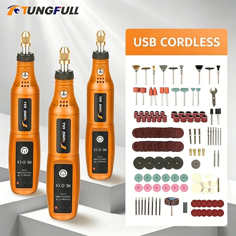 Power Tools Aeg - TUNGFULL 미니 전기 그라인더 무선 충전식