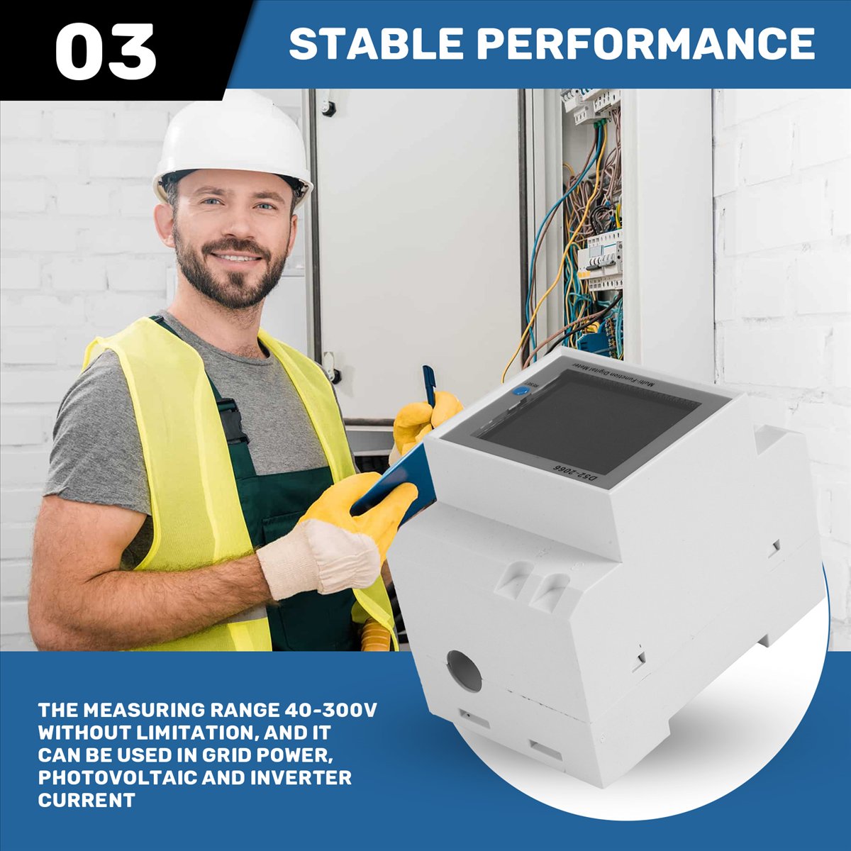 Power Tools Mall - MALL Din Rail AC 모니터 6IN1
