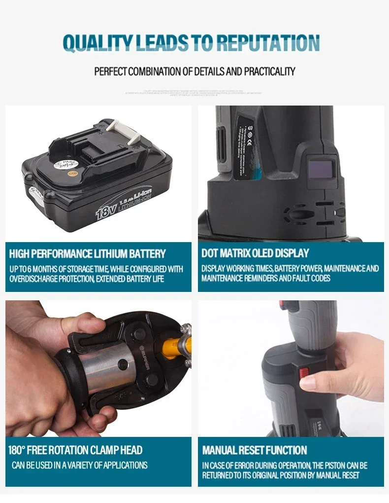 Power Tools Cordless - 2026/샘플 가능 Zupper PZ-1930 유압 프레스