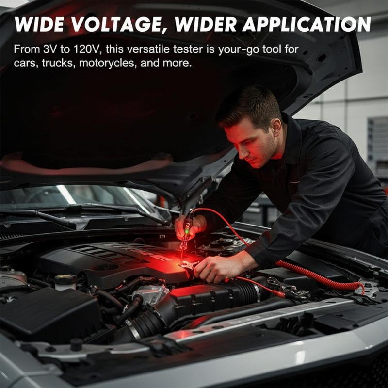 Power Tools Display - 3V 120V 전압 테스터 펜 디지털