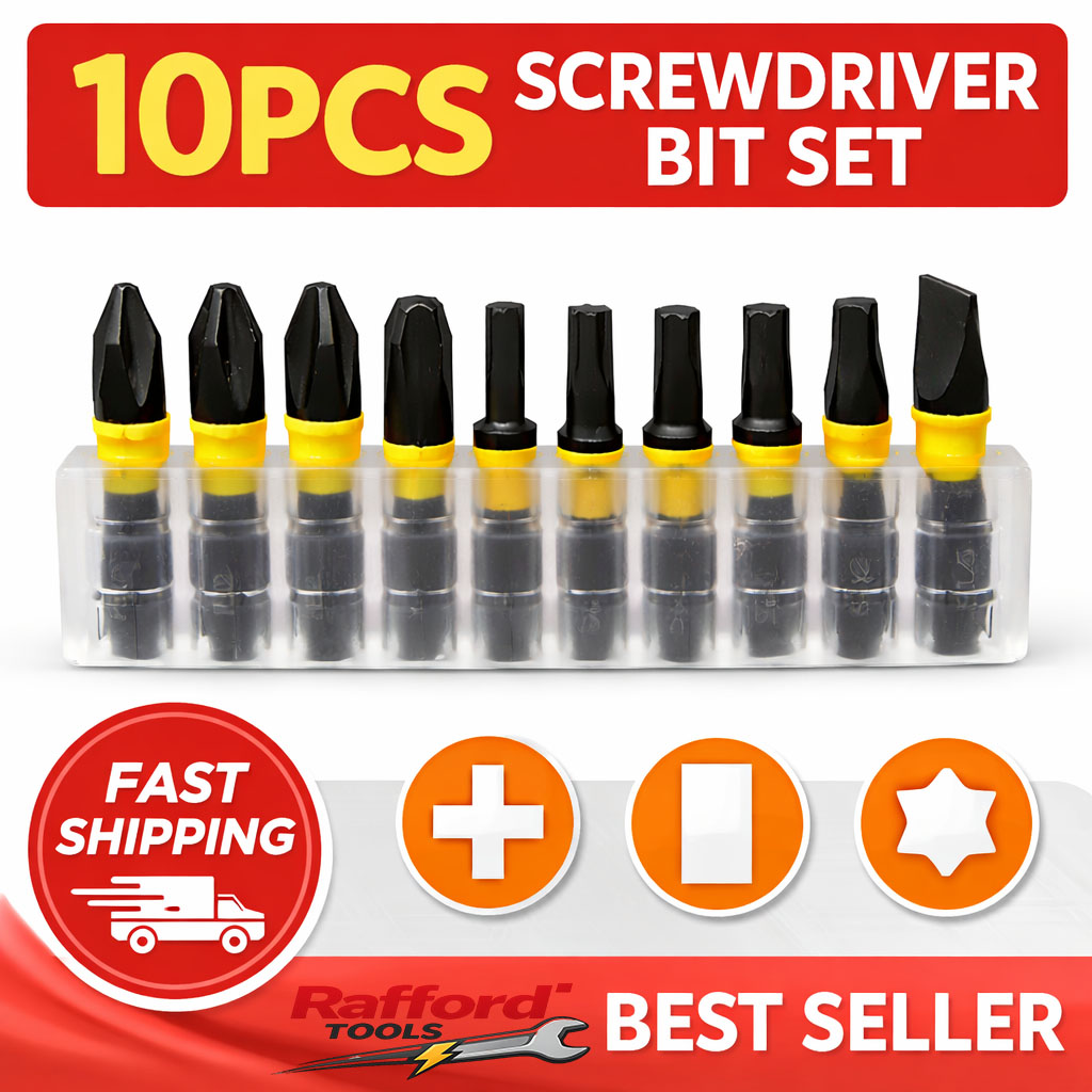 Power Tools List - 라포드 10피스 자석식 드라이버 비트 세트