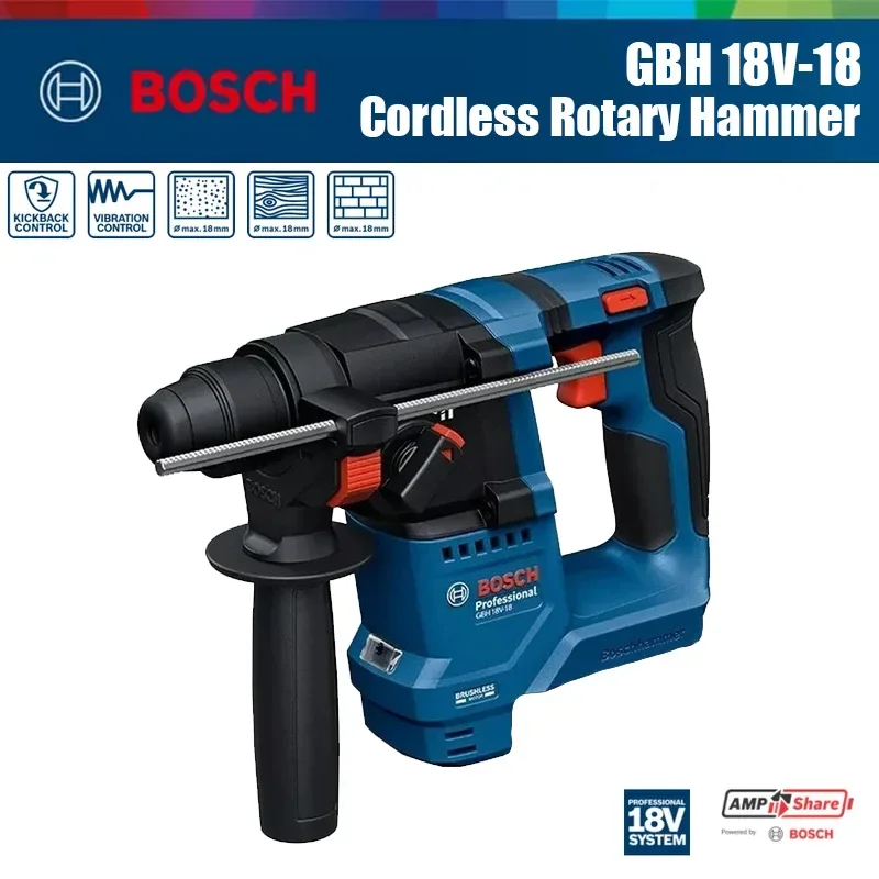 Power Tools Cordless - 보쉬 GBH 18V-18 무선 로터리 해머