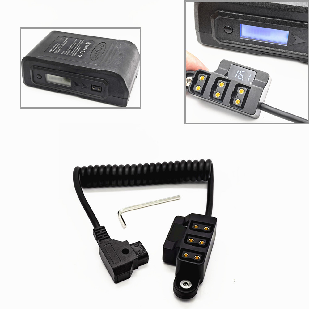 Power Tools Extension - V-마운트 배터리 및 장치용 스크린이 있는