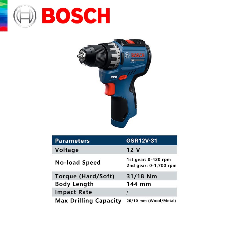 BOSCH GSR 12V-31 프로페셔널 무선 드릴 드 - Power Tools Cordless 리뷰 및 가격