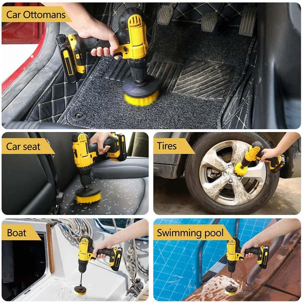 드릴 브러시 부착 세트 파워 스크러버 세척 청소 브러쉬 - Power Tools Windows 리뷰 및 가격