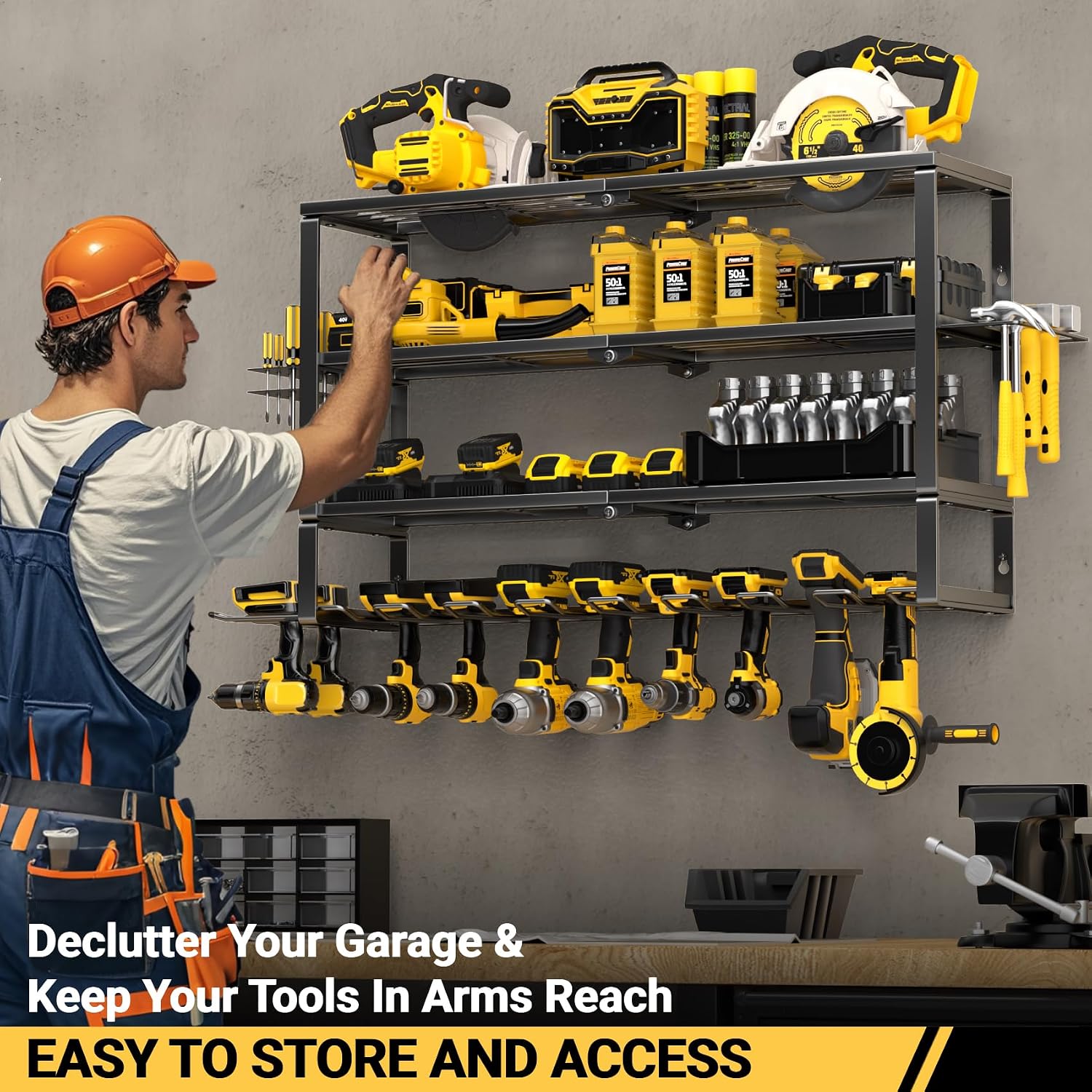 대형 전동 공구 정리대 벽걸이형, 고하중 금속 무선 드 - Power Tools Toolstation 리뷰 및 가격