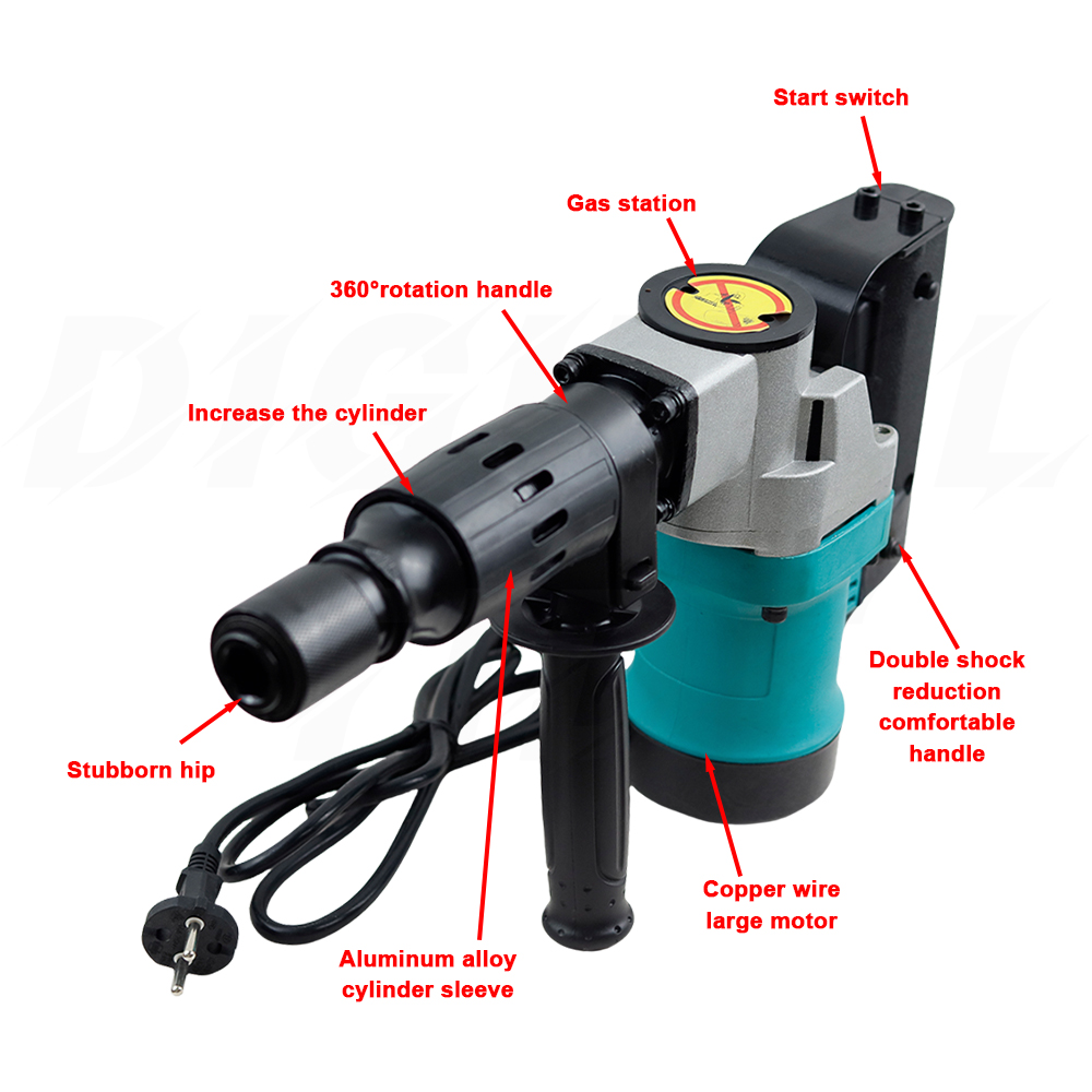 1200W 헤비듀티 전기 해머 임팩트 드릴 고출력 콘크 - Power Tools In Construction 리뷰 및 가격