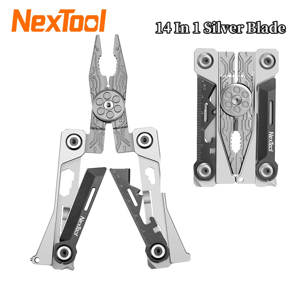 Nextool 14 In 1 실버 블레이드 EDC 도구 - Xiaomi Power Tools 리뷰 및 가격