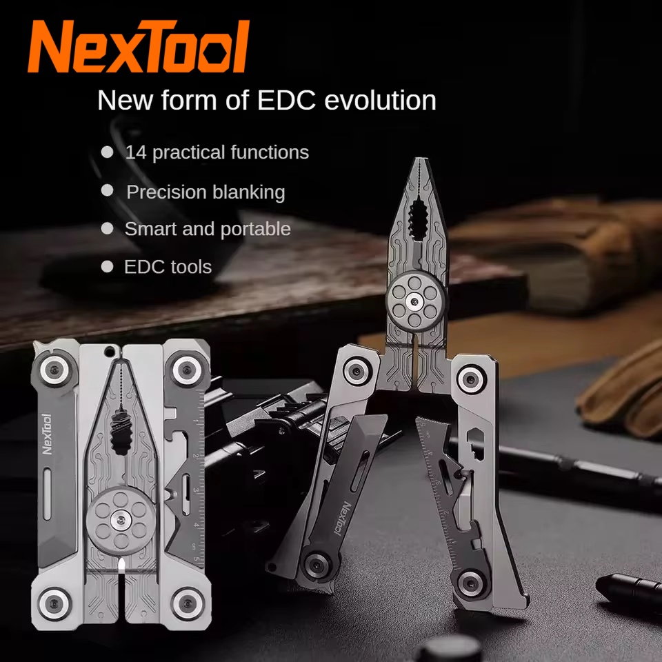 Nextool 14 In 1 실버 블레이드 EDC 도구 - Xiaomi Power Tools 리뷰 및 가격