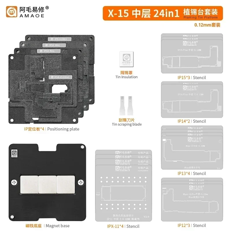 AMAOE IPX-16 중간 레이어 리볼링 스텐실 스테 - Power Tools Station 리뷰 및 가격