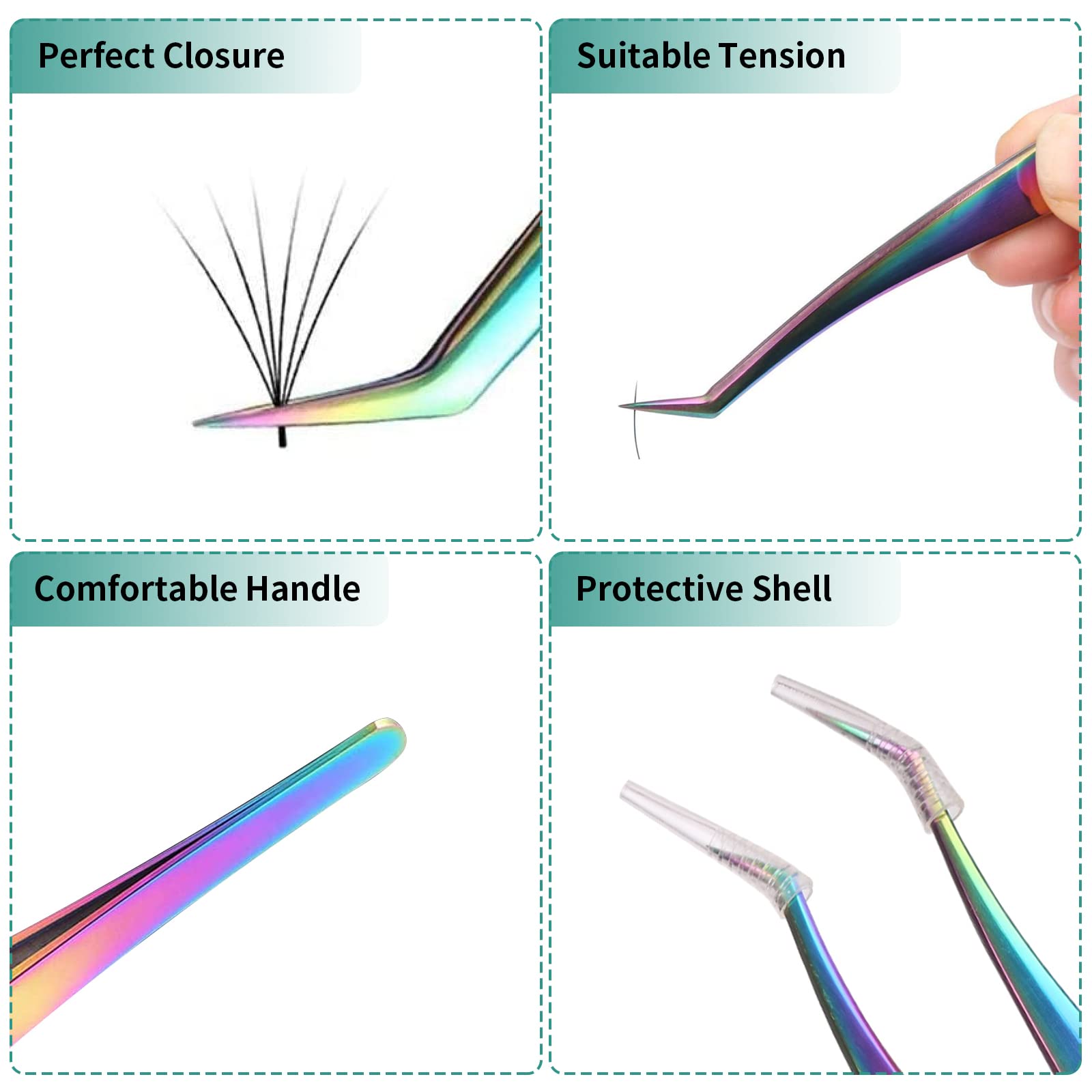 Libeauty 1 쌍 전문 속눈썹 족집게 3D 볼륨  - Power Tools Extension 리뷰 및 가격