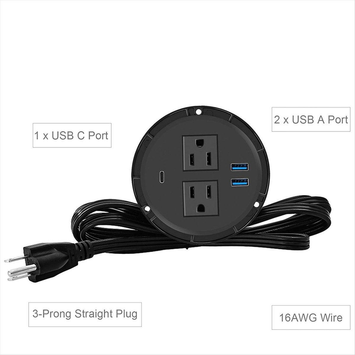 데스크탑용 MALL 파워 그로밋, USB 포트 포함,  - Power Tools Mall 리뷰 및 가격