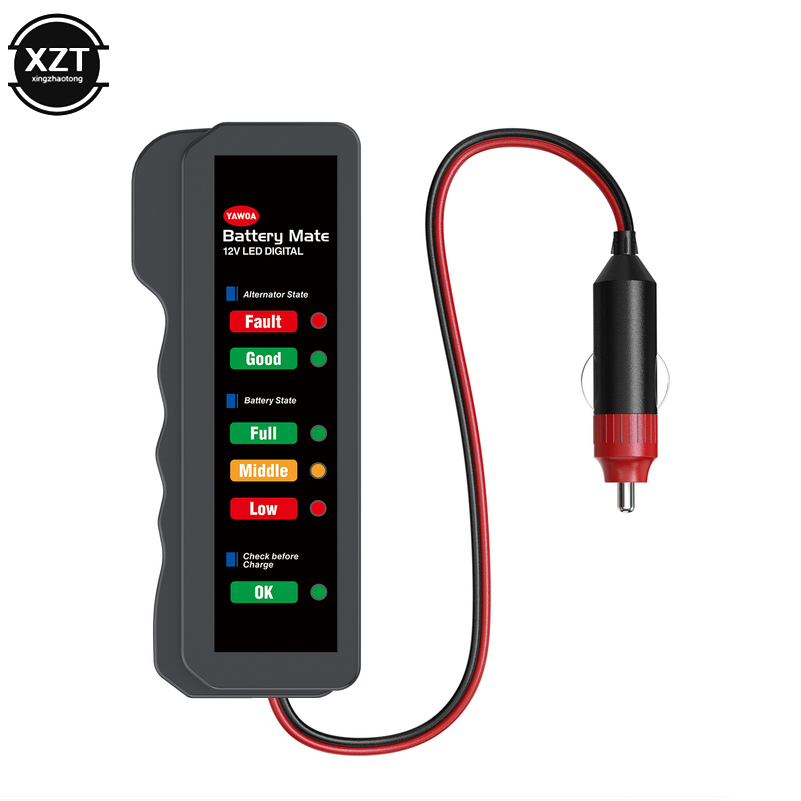 자동차 배터리 테스터 6 LED 디스플레이 시가 라이터 - Power Tools Display 리뷰 및 가격