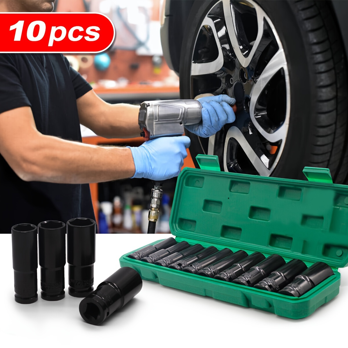 10pcs 1/2인치 8-24mm 파워 소켓 공구 임팩 - Power Tools Ridgid 리뷰 및 가격