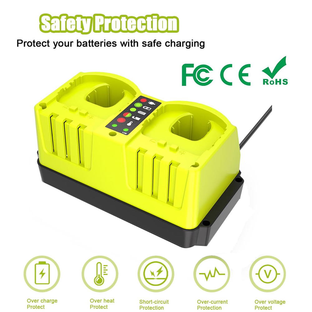 Ryobi 18V 배터리용 2포트 초고속 충전기 – R - Power Tools Station 리뷰 및 가격